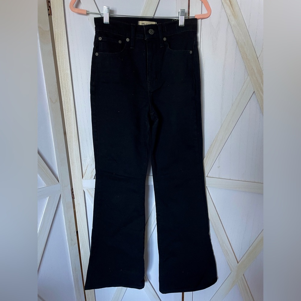 Madewell black The perfect vintage flare Jean